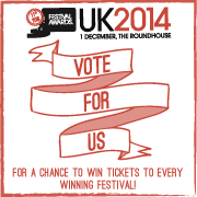 VOTE FOR US FOR 4 FESTIVAL AWARDS