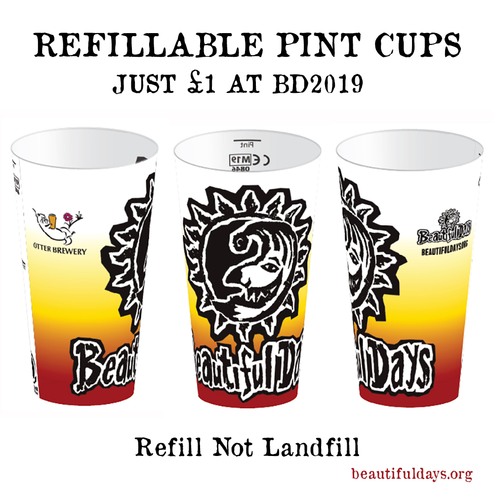 Refillable Pint Cups