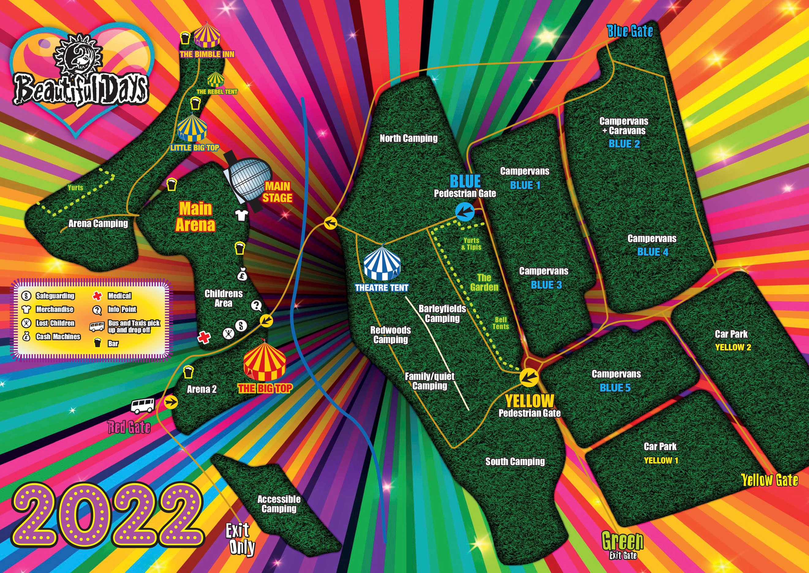 Site Map & Yurts now available